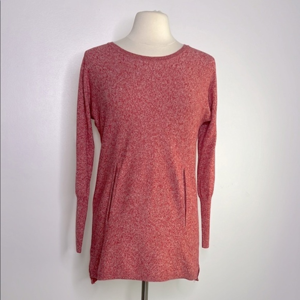 Garnet Hill 100% Organic Cotton Kangaroo Pouch Lightweight Sweater Size XS